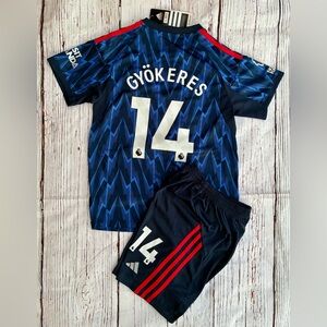 Arsenal away Jersey set Gyokeres 14